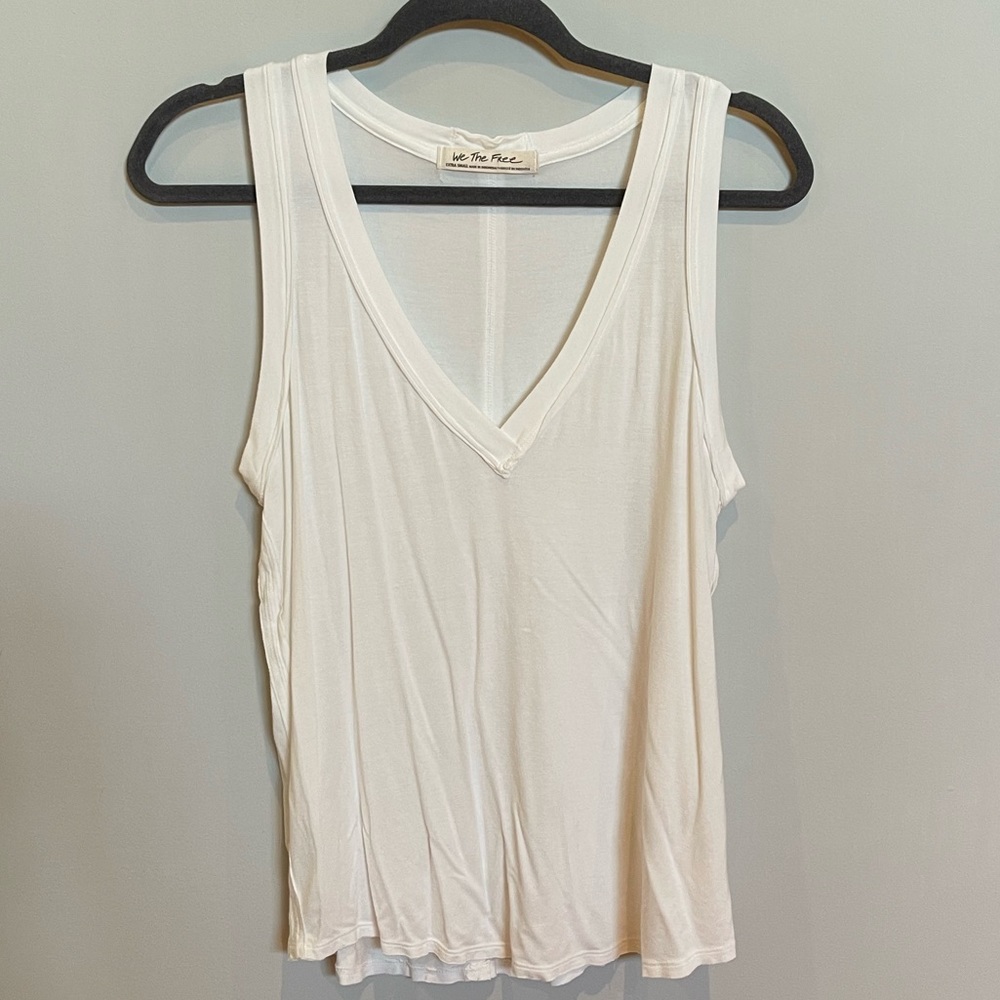 Free People V Neck Tank, XSmall, Like New